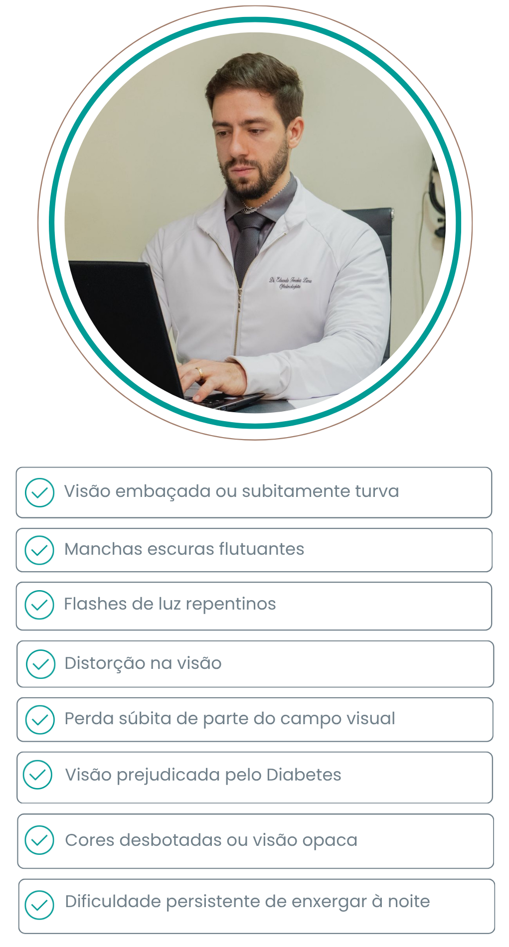 Sintomas para procurar um especialista em retina e catarata em mobile